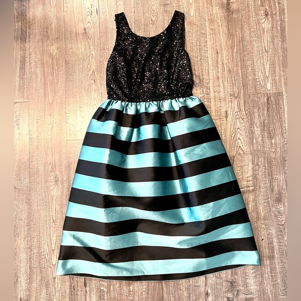 Sequins and satin